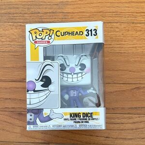 Funko Cuphead King Dice Vinyl Figure - Purple and White